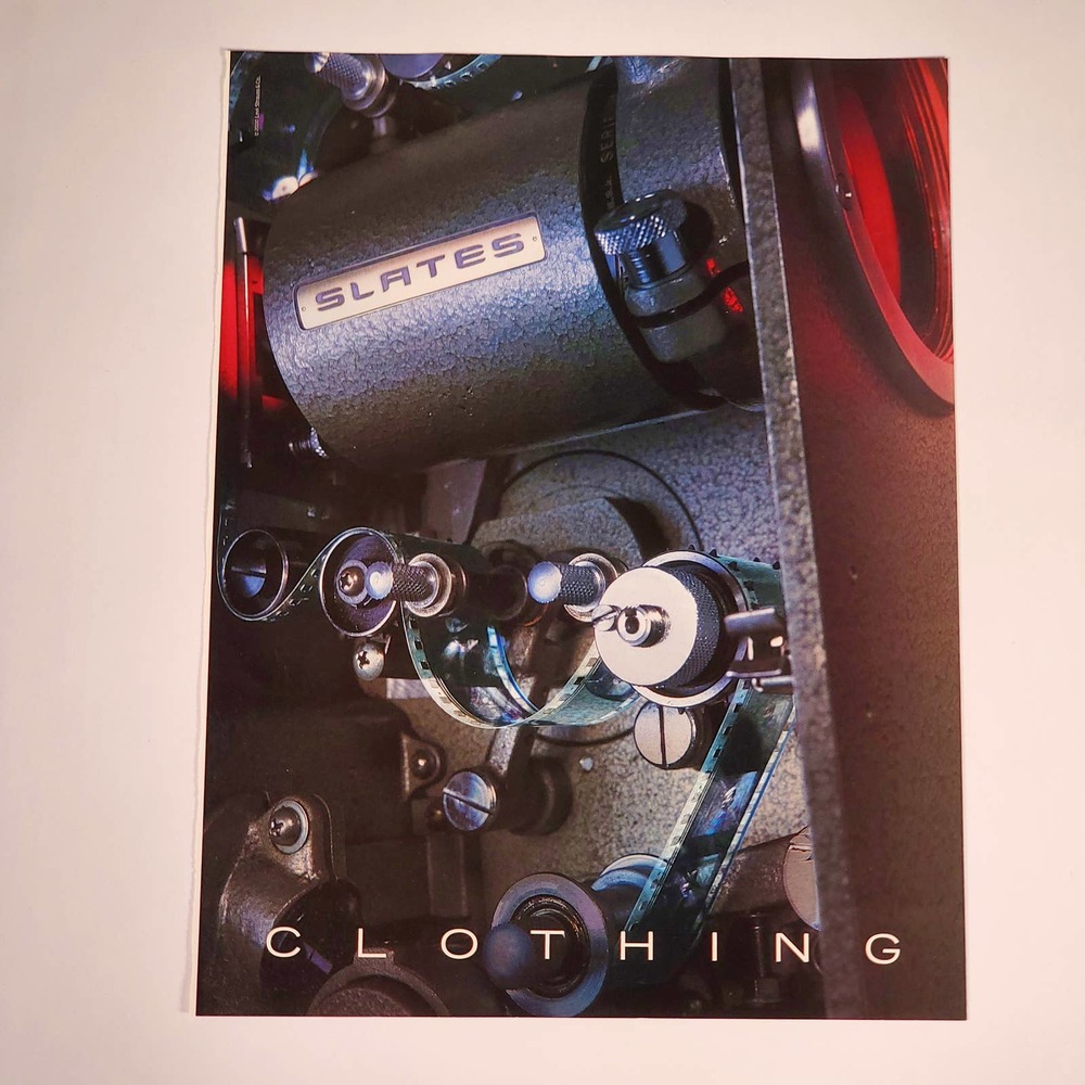 Levi Strauss Vintage Slates Movie Projector Print Ad Y2K Decor Wall Art Promo